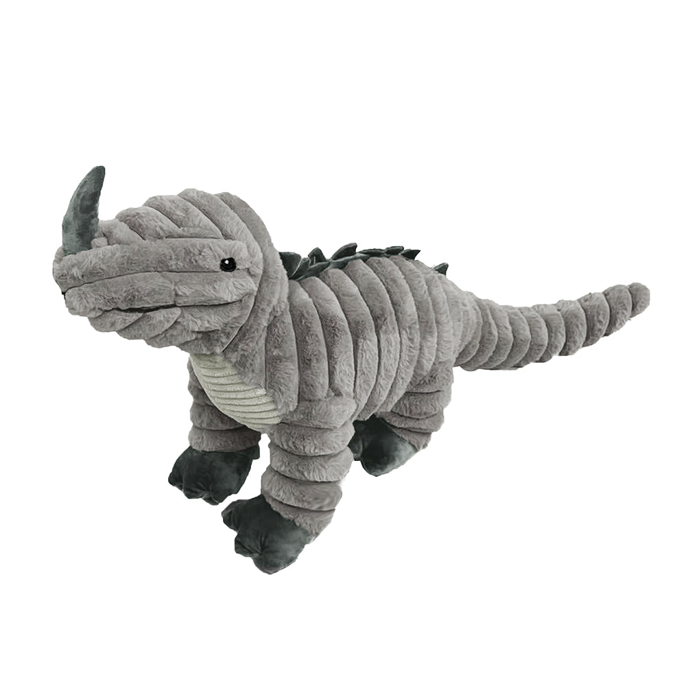 PetLou Rhino Iguana Plush Dog Toy Durable Soft Play