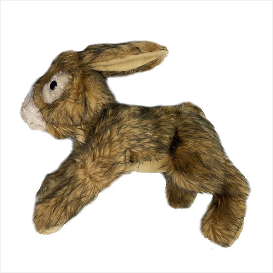 PetLou Rabbit Durable Plush Dog Toy with Multi Noisemakers
