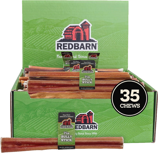 Redbarn 7 inch bully stick dog chew