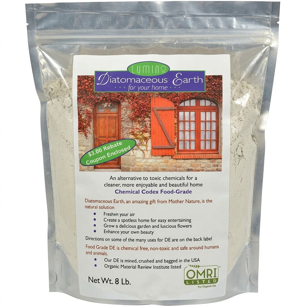 Lumino Food Grade Diatomaceous Earth for Home | Natural Deodorizer & Absorbent