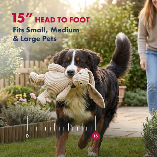 Corduroy rabbit plush toy