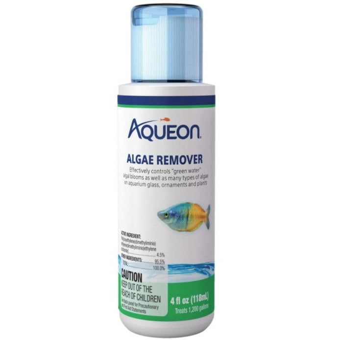 Aqueon Algae Remover Controls Green Water in Freshwater Aquariums-Fish-Aqueon-4 oz-
