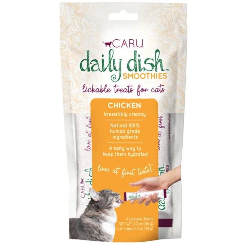 Caru Pet Food Daily Dish Smoothies Chicken Flavored Lickable Cat Treats-Animals & Pet Supplies-BimBimPet-