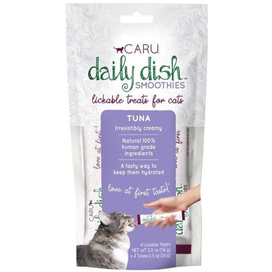 Caru Pet Food Daily Dish Smoothies Tuna Flavored Lickable Cat Treats-Animals & Pet Supplies-BimBimPet-