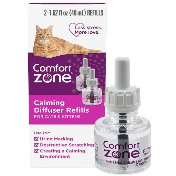 Comfort Zone Calming Diffuser Refills For Cats and Kittens-Cat-Comfort Zone-2 count-
