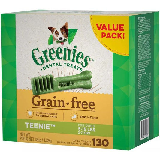 Greenies Grain Free Teenie Dental Dog Treat-Dog-Greenies-130 count-