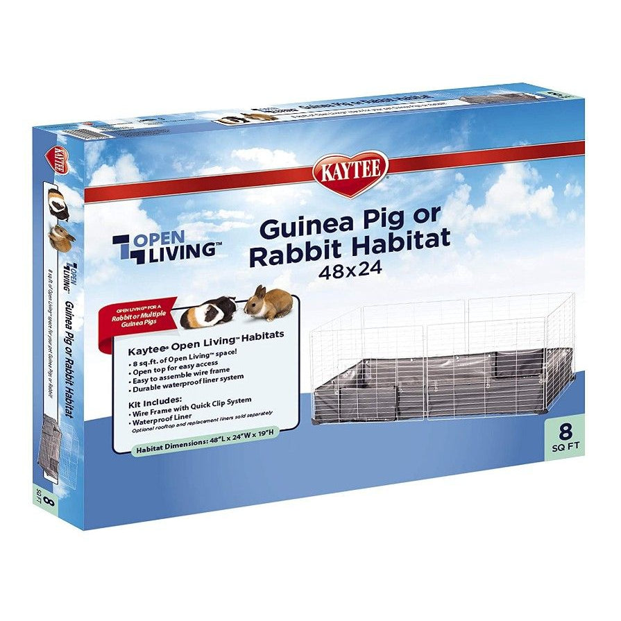 Kaytee Open Living Guinea Pig and Rabbit Habitat 48" x 24"-Small Pet-Kaytee-3 count-