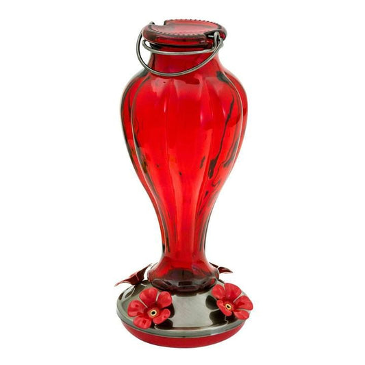 More Birds Blossom Glass Hummingbird Feeder-Animals & Pet Supplies-BimBimPet-