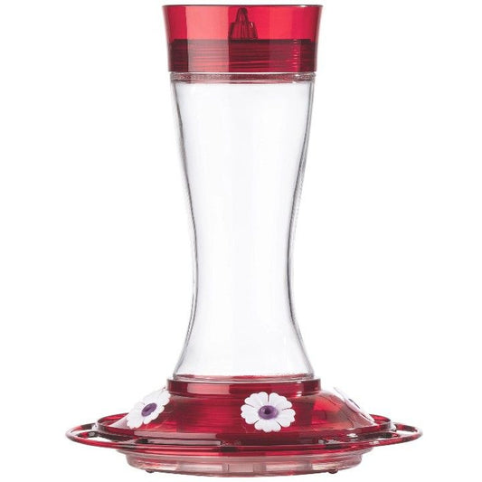 More Birds Garnet Glass Hummingbird Feeder-Bird-More Birds-20 oz capacity-