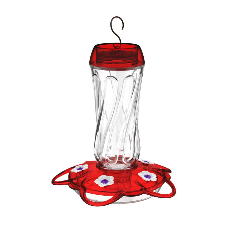 More Birds Orion Glass Hummingbird Feeder-Bird-More Birds-16 oz capacity-