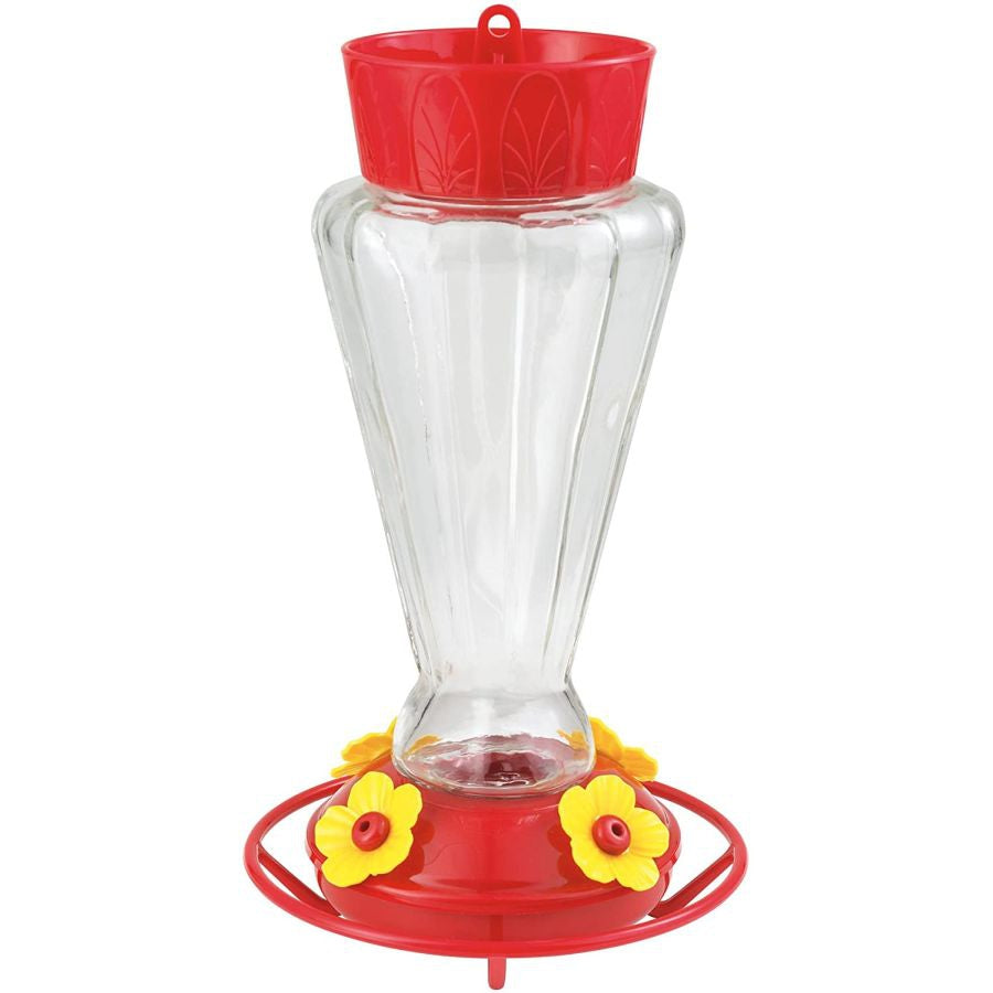 More Birds Royal Glass Hummingbird Feeder-Bird-More Birds-28 oz capacity-