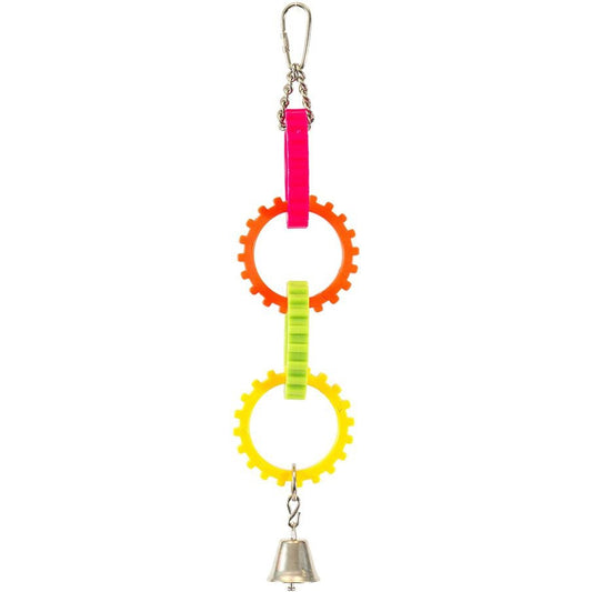 Penn Plax Gear Rings Plastic Bird Toy-Bird-Penn Plax-1 count-