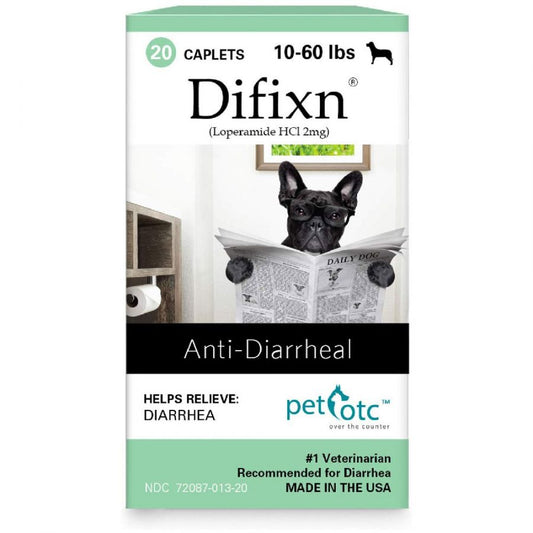 Pet OTC Difixn Anti-Diarrheal Treatment for Dogs 10-60 lbs-Animals & Pet Supplies-BimBimPet-