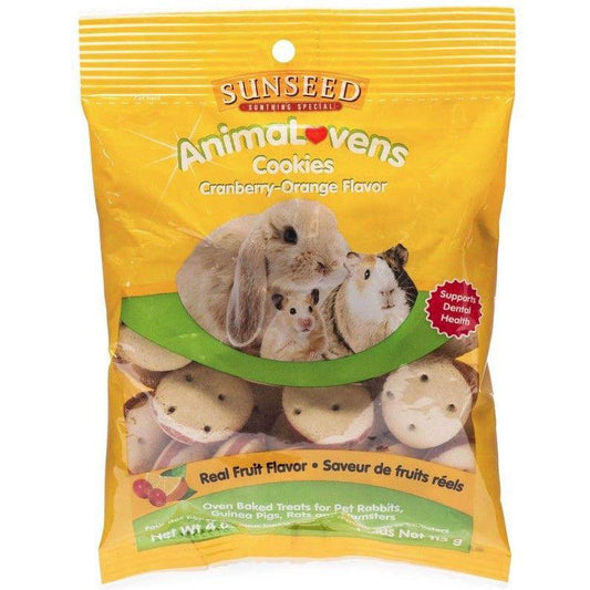 Sunseed AnimaLovens Cranberry Orange Cookies for Small Animals-Small Pet-Sunseed-4 oz-
