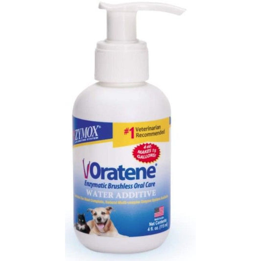 Zymox Oratene Enzymatic Brushless Oral Care Water Additive-Dog-Zymox-4 oz-