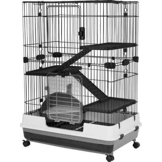 AE Cage Company Nibbles Deluxe 4 Level Small Animal Cage 32"L x 21"W x 43"H-Small Pet-AE Cage Company-1 count-