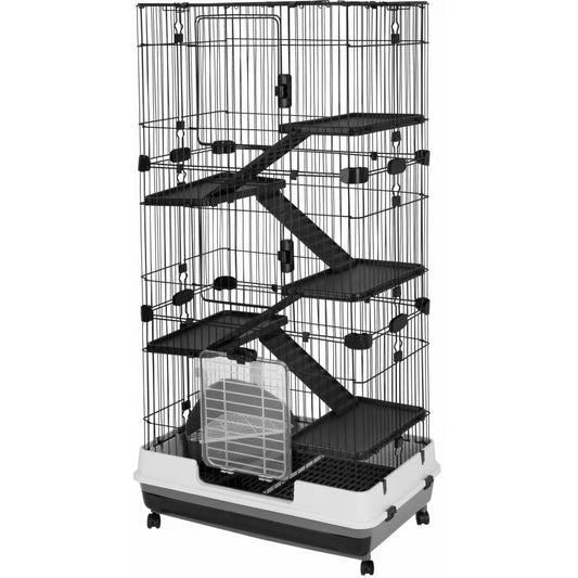 AE Cage Company Nibbles Deluxe 6 Level Small Animal Cage 32"L x 21"W x 60"H-Small Pet-AE Cage Company-1 count-