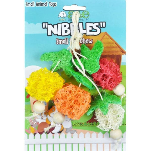 AE Cage Company Nibbles Fruit Bunch Loofah Chew Toy-Small Pet-AE Cage Company-1 count-