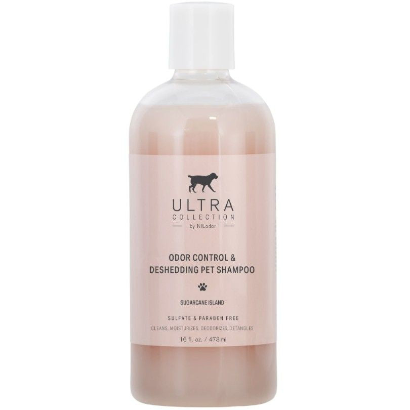 Nilodor Ultra Collection Odor Control and Deshedding Shampoo Sugarcane Island Scent-Dog-Nilodor-16 oz-