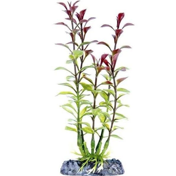 Penn Plax Sinkers Blooming Ludwigia Aquarium Plant Red-Fish-Penn Plax-13" tall-