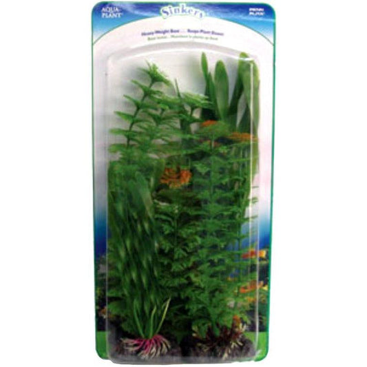 Penn Plax Green Aquarium Plant Value Pack Assorted Sizes-Fish-Penn Plax-4 count-