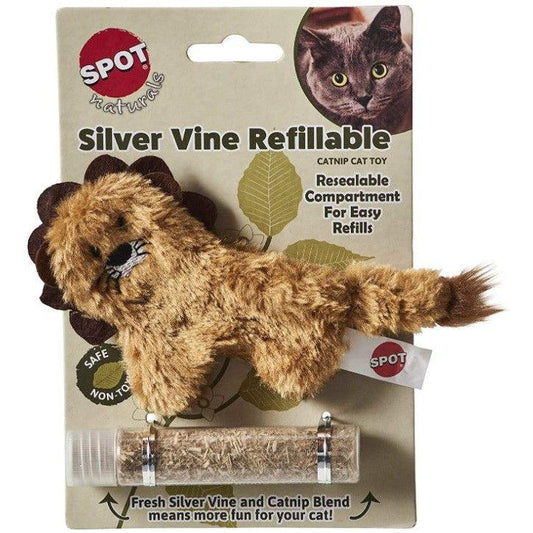 Spot Silver Vine Refillable Cat Toy Assorted Characters-Cat-Spot-1 count-