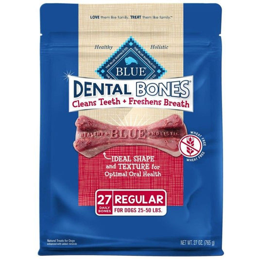 Blue Buffalo Wheat-Free Daily Dental Bones Regular-Animals & Pet Supplies-BimBimPet-