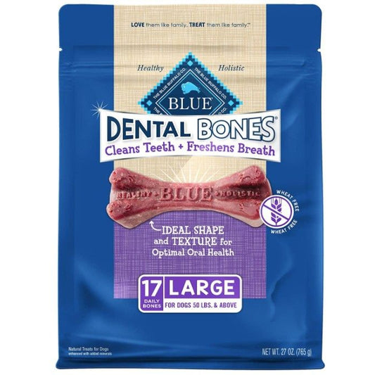 Blue Buffalo Wheat-Free Daily Dental Bones Large-Animals & Pet Supplies-BimBimPet-