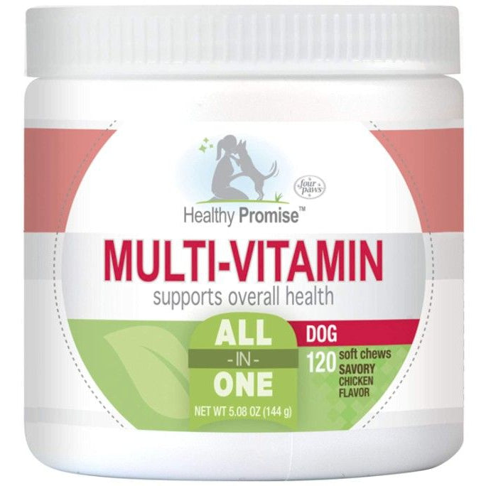 Four Paws Healthy Promise Multi-Vitamin Supplement for Dogs-Dog-Four Paws-120 count-