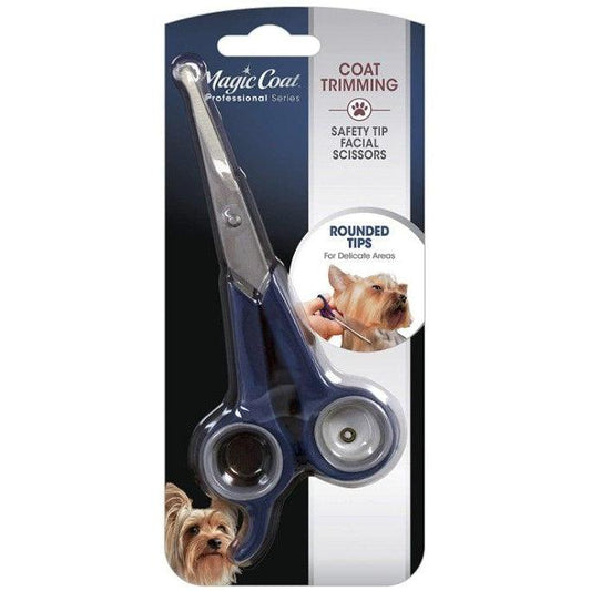 Four Paws Magic Coat Professional Safety Tip Facial Dog Grooming Scissors-Dog-Four Paws-1 count-