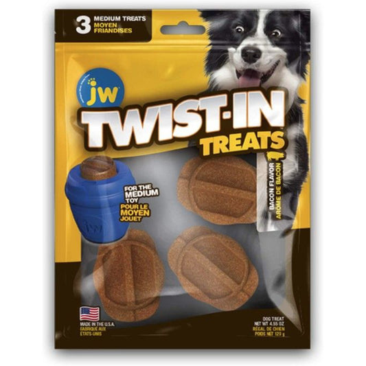 JW Pet Bacon Flavor Twist-In Treat Refills Medium-Animals & Pet Supplies-BimBimPet-