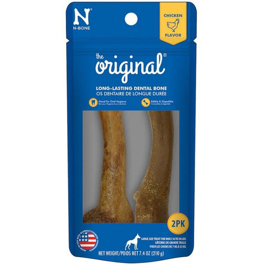 N-Bone The Original Chew Bone Chicken Large-Dog-N-Bone-2 count-