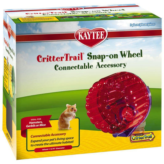 Kaytee CritterTrail Snap-On Comfort Wheel-Small Pet-Kaytee-1 count-