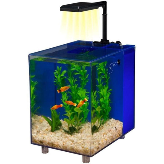 Penn Plax Prism Nano Desktop Aquarium Kit Blue-Fish-Penn Plax-1 count-