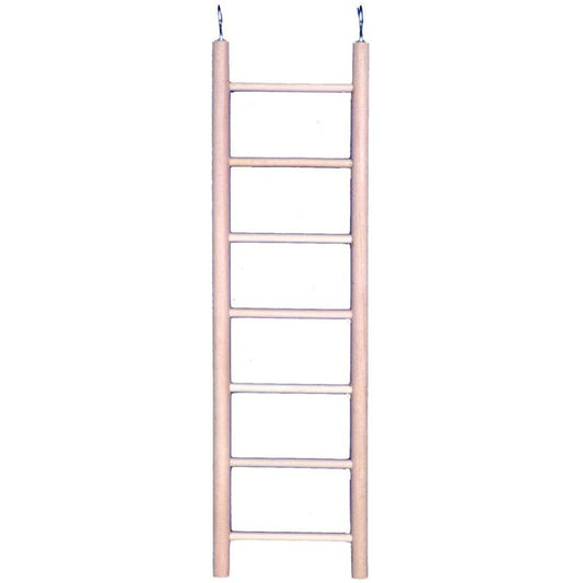 Penn Plax Natural Wooden Ladder for Birds-Bird-Penn Plax-Medium 1 count-