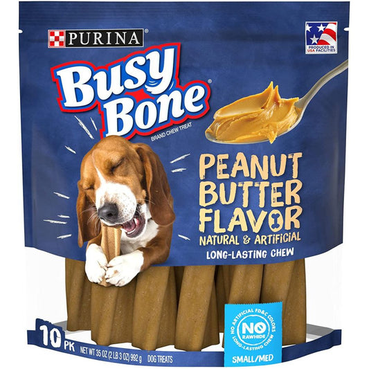 Purina Busy Bone Dog Chew Peanut Butter-Dog-Purina-35 oz-