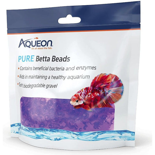 Aqueon Pure Betta Beads Purple-Fish-Aqueon-1 count-