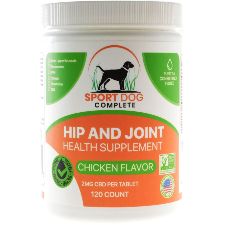 Complete Pet Sport Dog Complete Hip and Joint Health Supplement-Dog-Complete Pet-120 count-