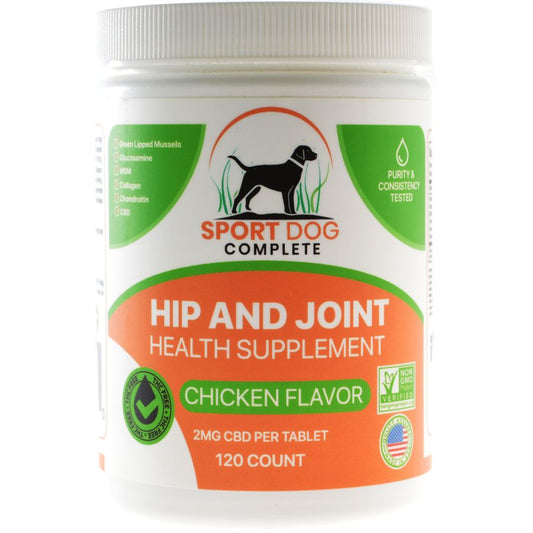 Complete Pet Sport Dog Complete Hip and Joint Health Supplement-Dog-Complete Pet-120 count-