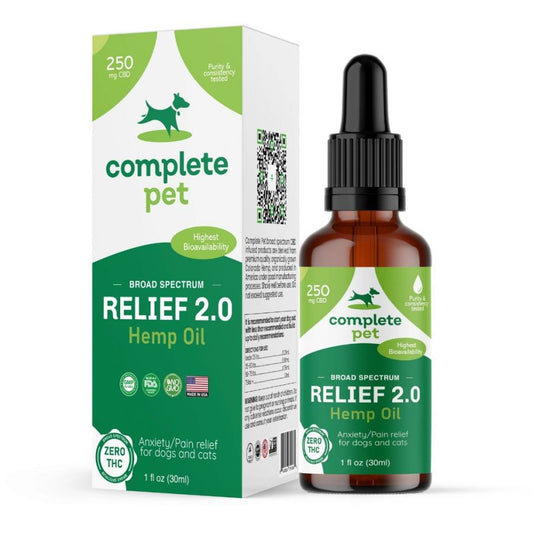 Complete Pet Relief 2.0 Hemp Oil 250mg-Animals & Pet Supplies-BimBimPet-