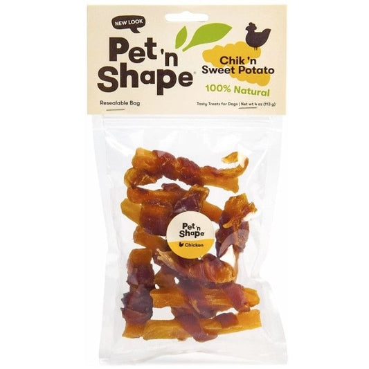 Pet n Shape Chik n Sweet Potato Dog Treats-Dog-Pet 'n Shape-4 oz-