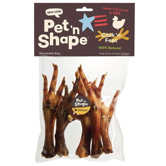 Pet n Shape Chik n Feet Dog Treats-Dog-Pet 'n Shape-5 count-