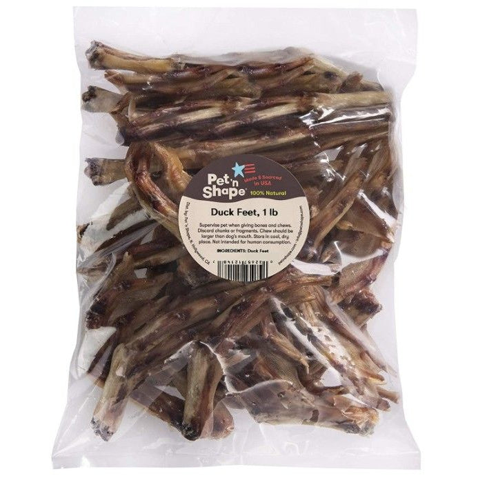 Pet n Shape Duck Feet Dog Treats-Dog-Pet 'n Shape-1 lb-
