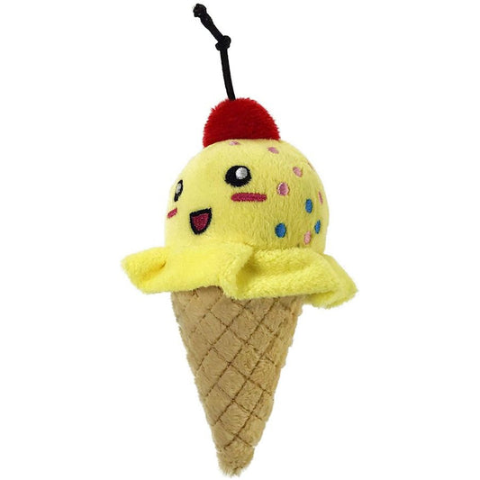 Petsport Tiny Tots Foodies Ice Cream Plush Toy Assorted Colors-Dog-Petsport USA-1 count-
