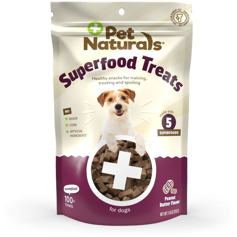 Pet Naturals Superfood Treats Peanut Butter Flavor-Dog-Pet Naturals-100 count-