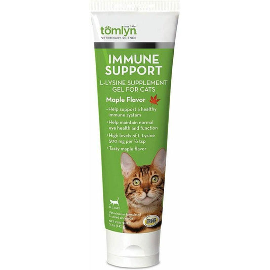 Tomlyn Immune Support L-Lysine Gel-Cat-Tomlyn-5 oz-