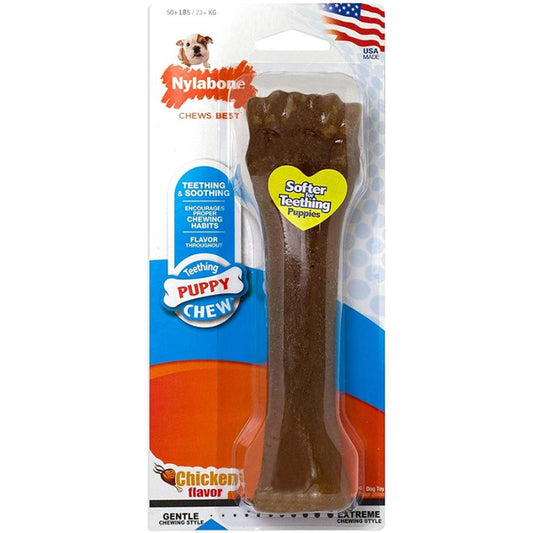 Nylabone Puppy Chew Bone Chicken Flavor-Animals & Pet Supplies-BimBimPet-