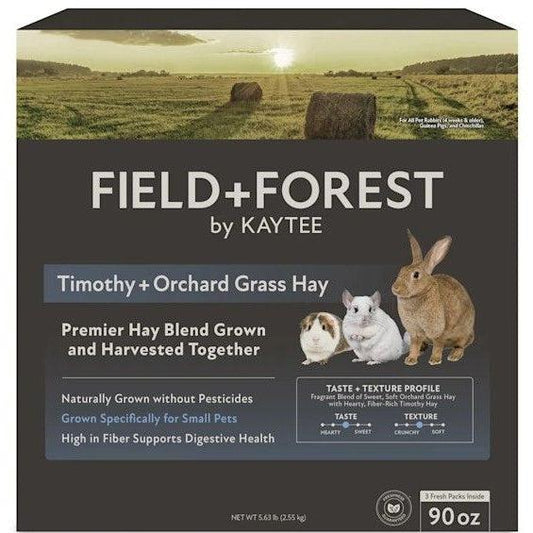 Kaytee Field and Forest Timothy and Orchard Grass Hay Blend-Small Pet-Kaytee-90 oz-