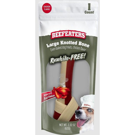 Beefeaters Rawhide Free Large Knotted Bone Chicken-Animals & Pet Supplies-BimBimPet-