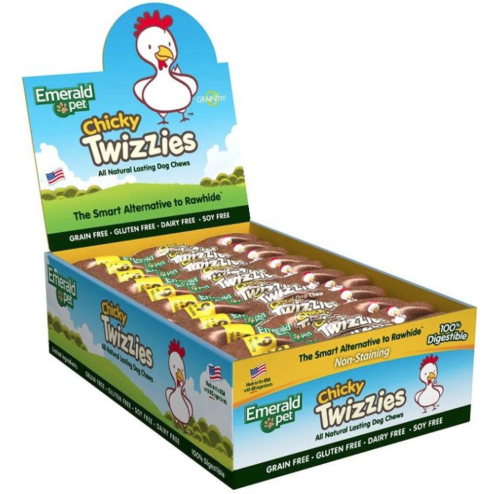 Emerald Pet Chicky Twizzies Natural Dog Chews-Dog-Emerald Pet-30 count-